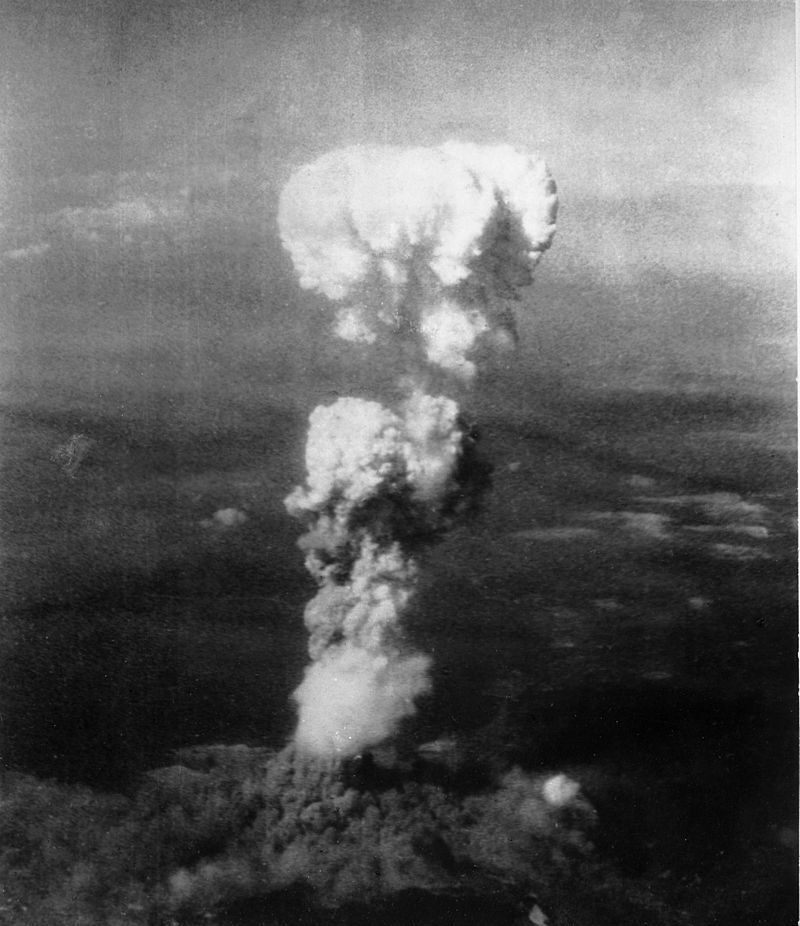 Mushroom cloud over Hiroshima