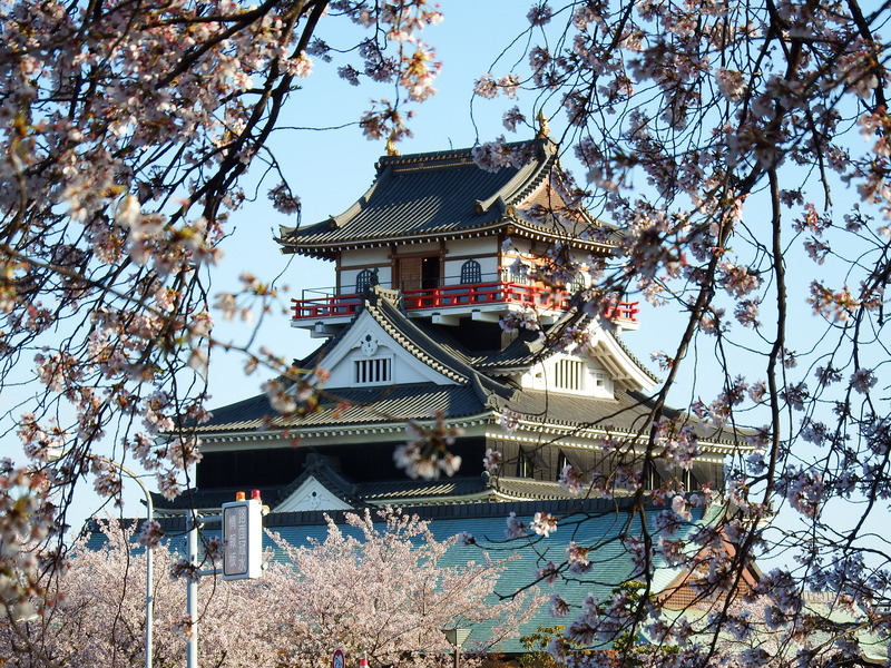 A reconstruction of Kiyosu Castle