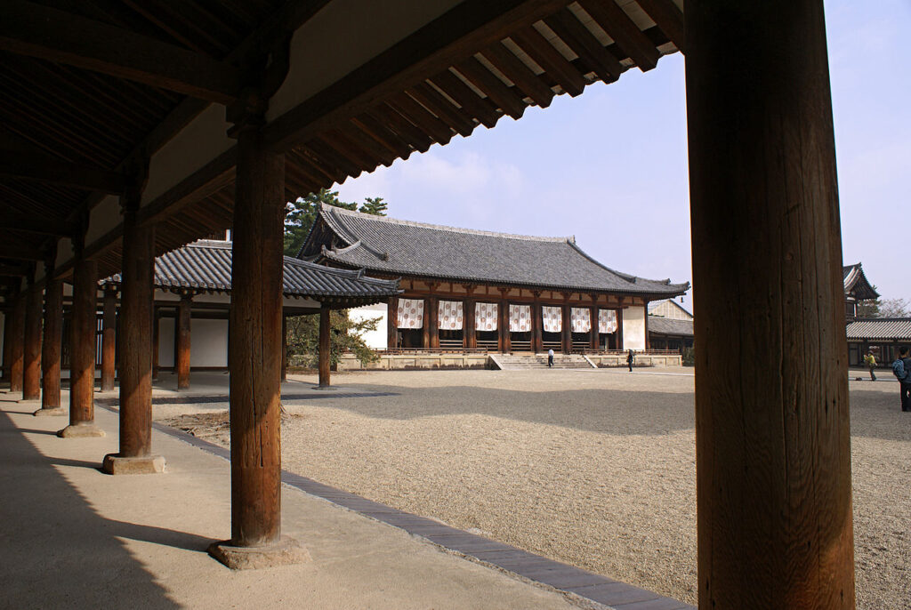 Corridor and lecture hall