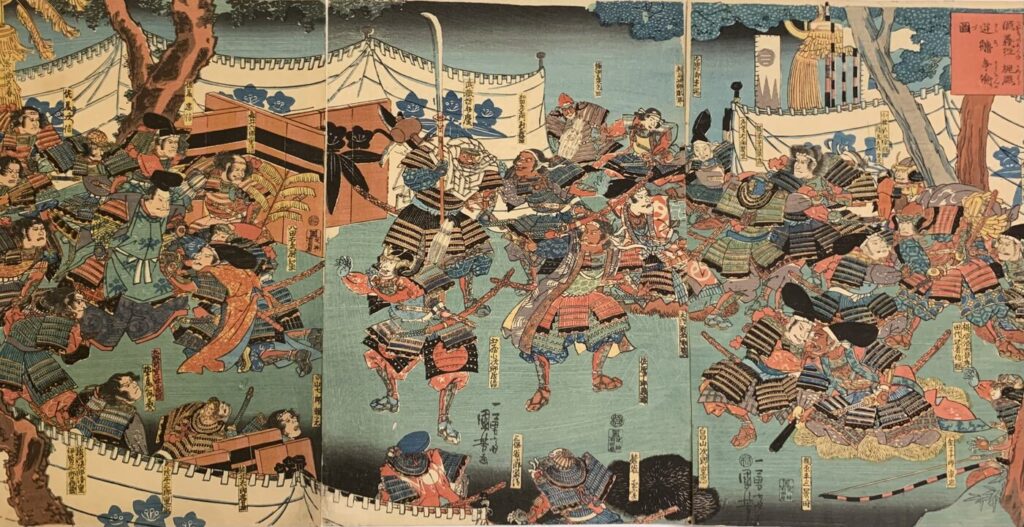 Yoshitsune and Kagetoki argue over whether or not to set sail - The Genpei War