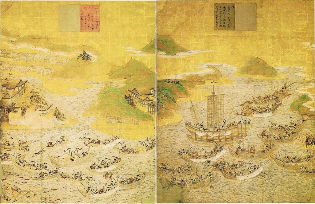 The Battle of Dannoura - The Genpei War - The Genpei War