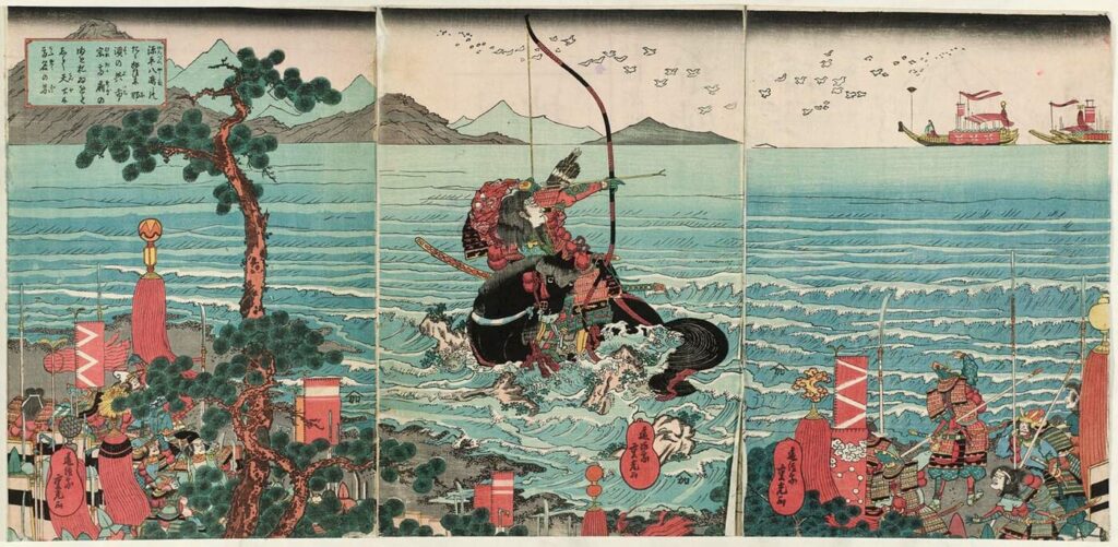 Nasu no Yoichi takes aim - The Genpei War